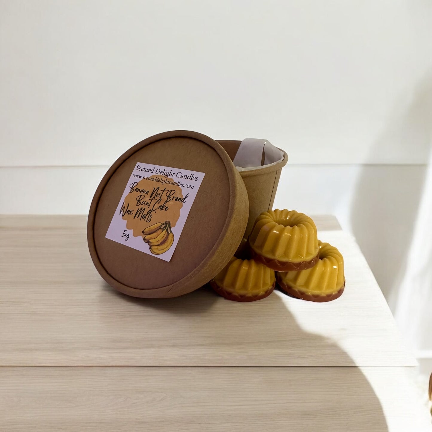 Banana Nut Bread Bunt Cale Wax Melts 4.5oz