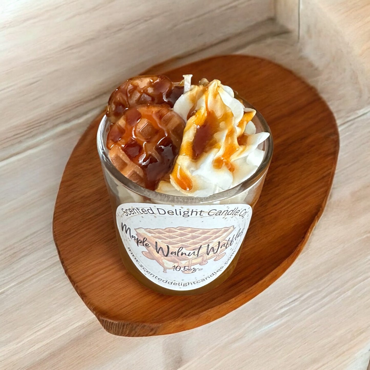 Maple Walnut Waffles