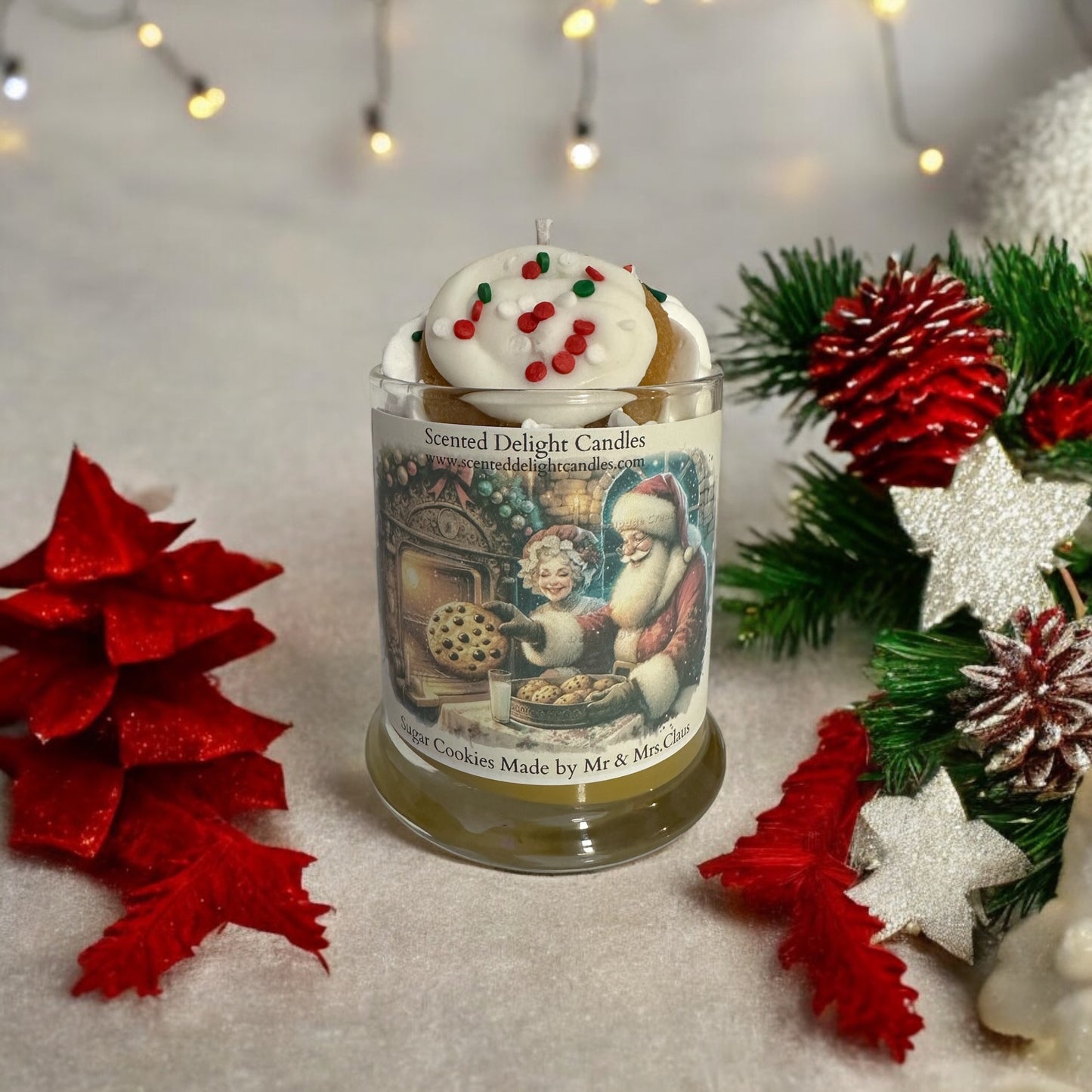 Sugar Cookies made by Mr & Mrs.Claus (13oz Candle-10oz Wax Melts)