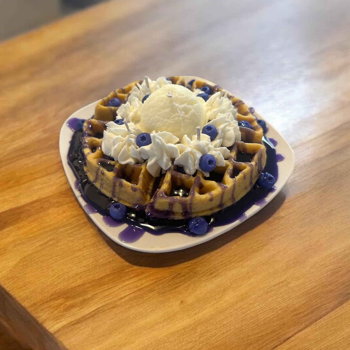 Huge Blueberry Waffle